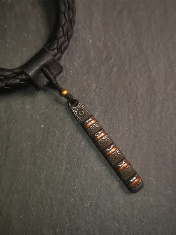 Gandhanra Handmade Tibetan Amulet Pendant,Tibetan Ladder of Heaven, Made of Cold Iron,1.77&quot; $35.99