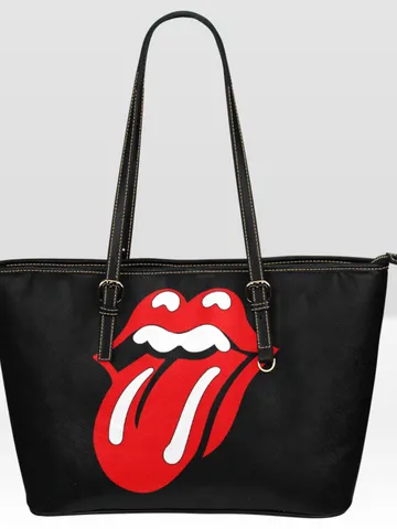 Rolling Stones Leather Tote Bag $60.00