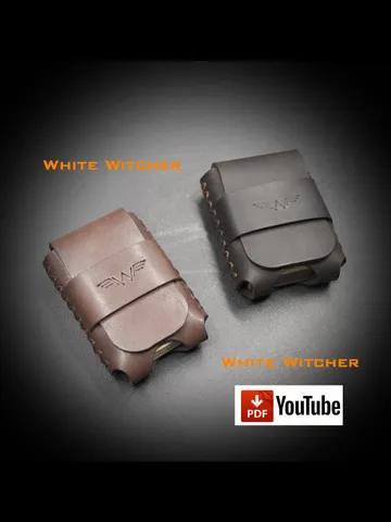 Zippo belt-pouch - leather pattern PDF. EDC61