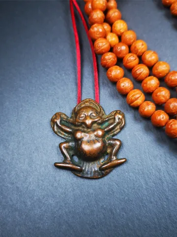 Gandhanra Antique Tibetan Buddhist Amulet Pendant - Garuda - The Golden-Winged Bird, Crafted from Red Copper,1.65&quot; $49.99