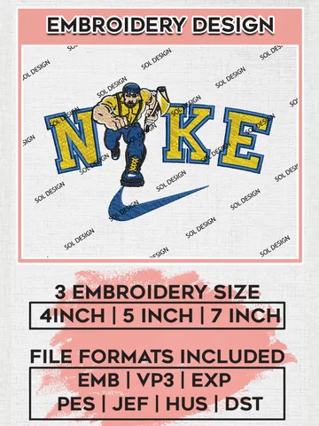 Nike Northern Arizona Lumberjacks Machine Embroidery Design, NCAA Northern Arizona Lumberjacks Embroidery Design files, NCAA Embroidery Designs, NCAA Machine Embroidery Designs, Digital Download