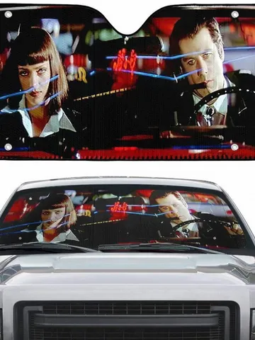 Vincent Vega Car Sun Shade Pulp Fiction $39.97