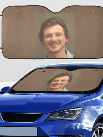 Morgan Wallen Mugshot Car SunShade $48.00