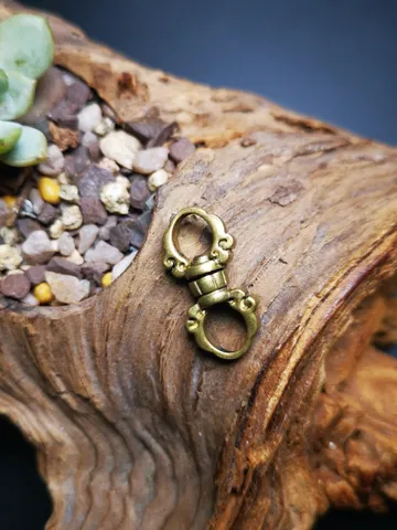 Gandhanra Handmade Mala Hanging Ring,Keychain Ring,Prayer Beads Accessories,Made of Brass $19.99
