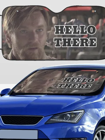 Hello There Car SunShade $48.00
