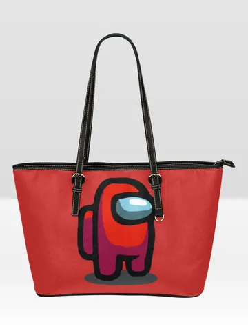 Among us sus Leather Tote Bag $60.00