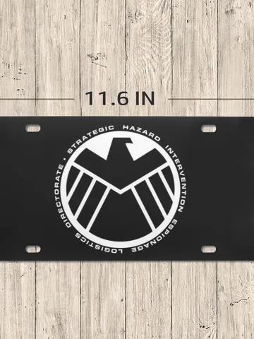 Shield Avengers License Plate $24.97
