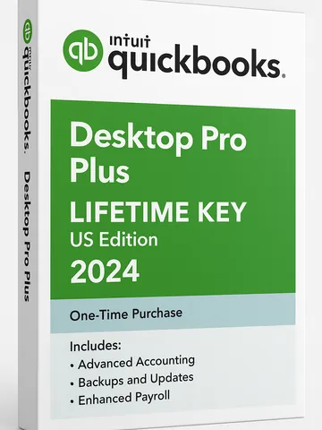 Intuit Quickbooks Desktop Pro Plus Edition 2024 For 3 User Lifetime Key Us