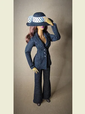 Handmade classic suit (jacket & pants) for 16-inch Fashion Royalty dolls - FR16 $37.00