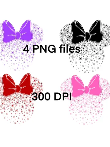 Циклы мышиных ушей PNG, дизайн сублимации мышиных ушей $2.00