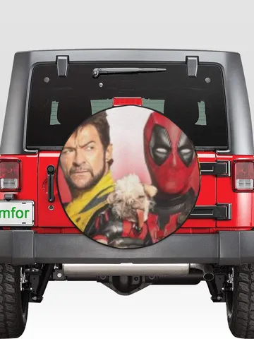 Deadpool and Wolverine Tire Cover $44.97