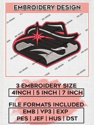 UNLV Rebels Embroidery Designs, NCAA Logo Embroidery Files, NCAA UNLV Rebels Logo, NCAA Embroidery Designs, Machine Embroidery Designs, Digital Download $6.99