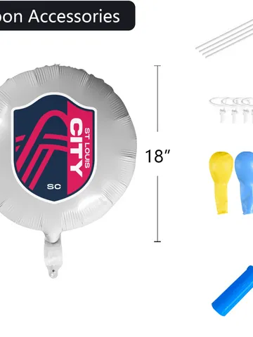 Saint Louis City Sc Soccer Foil Balloon $24.00