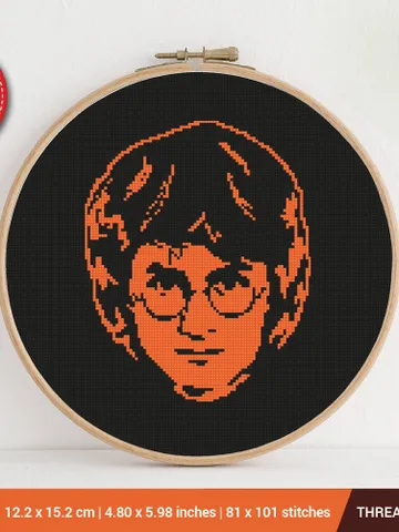 Silhouette magic boy Cross stitch pattern | Embroidery Pattern | Instant Download | Embroidery Designs $4.74