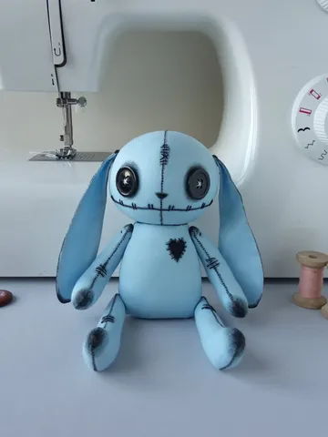 Handmade Bunny Doll – Blue $63.00