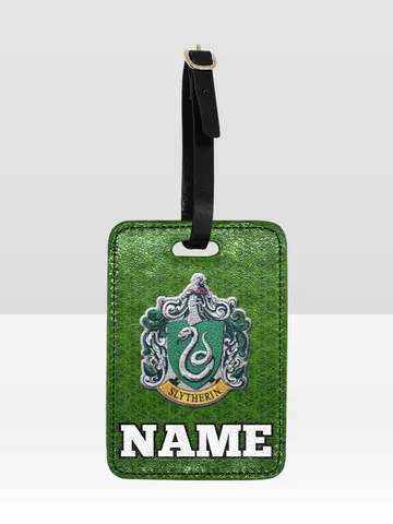 Slytherin Luggage Tag Custom NAME $24.00