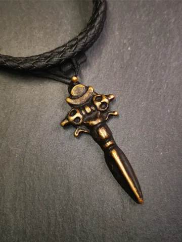 Gandhanra Handmade Tibetan Amulet Necklace,Cross Vajra Phurba,Kila(Dorje Phurba) ,Made of Brass,2.36&quot; $39.99