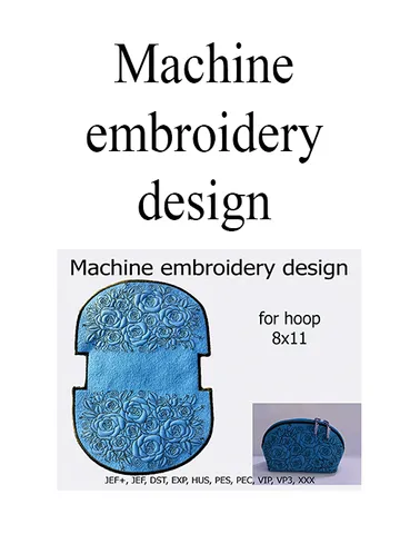 embroidery design - pattern for Clam up bag only $4.20