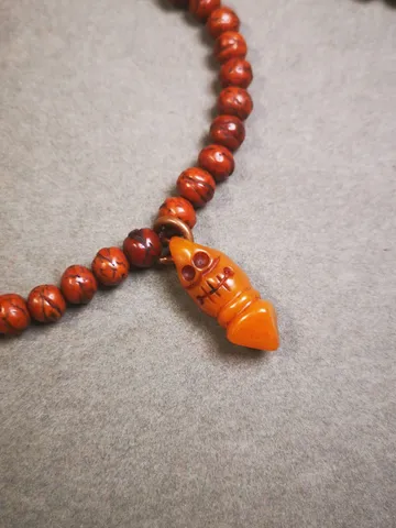 Gandhanra Tibetan Bone Carved Phurba Amulet, Ritual Implement Pendant $39.99