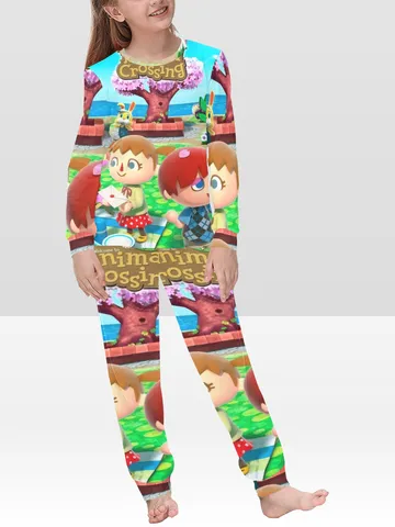Animal Crossing Kids Girls Pajamas Set, PJ Set pajama loungewear sleepwear $72.00