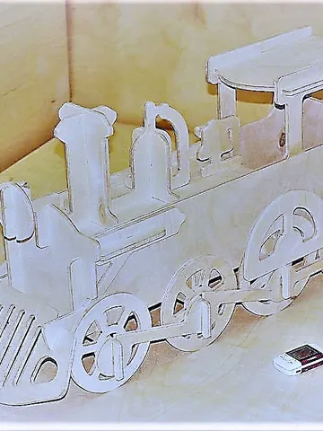 Digital Template Cnc Router Files Locomotive Cnc for Wood Laser Cut Pattern $6.50