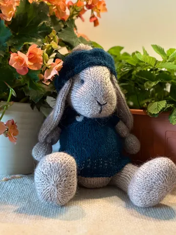 Cute Knitted Bunny