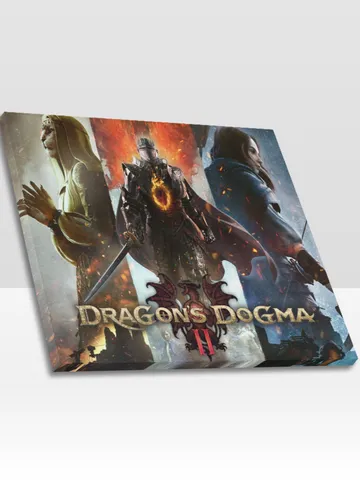 Dragon's Dogma 2 Frame Canvas Print, Wall Art Home Decor Poster $24.00