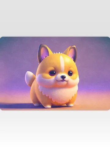 Cute Dog Kawaii Doormat, Welcome Mat $48.00