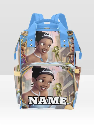 Custom NAME Princess and the Frog Diaper Bag Backpack $59.97