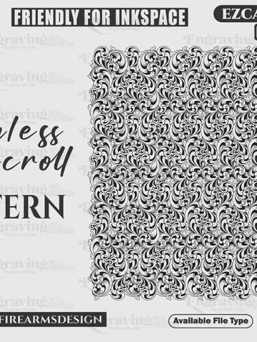 Seamless Scroll Pattern Svg,lasercut,laserengraving,fiberlaser,engravingfiles,laserpattern,engravingdesign,engravingpattern $49.99