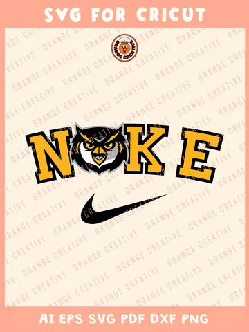 Ni.kee Kennesaw State Owls Svg, NCAA College Football Team Svg, NCAA Kennesaw State Team SVG for cricut, NCAA Team Shirt For Fan, Svg Files for Cricut, Png, Dxf, Digital Download