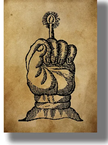 The glorious hand is a magical artifact. $21.00