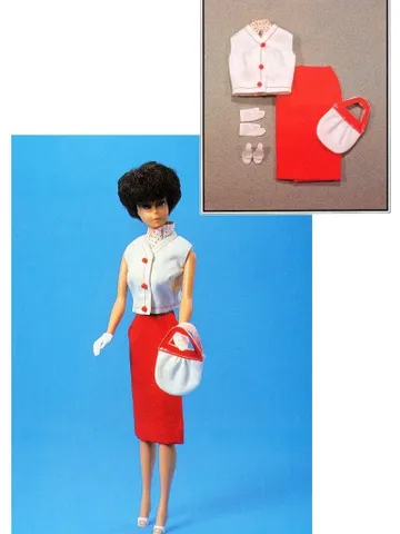 Vintage Barbie Sewing Pattern Crispn Cool Wardrobe Clothes for Dolls 11-1/2" Digital Download PDF $1.90