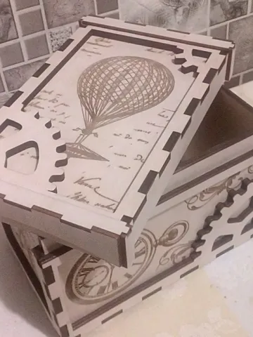 Digital Template Cnc Router Files Cnc Box Files for Wood Laser Cut Pattern $6.50