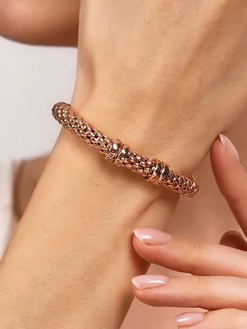 Bracelet silver gold plated women 925 assay value $125.00