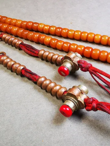 Gandhanra Old Tibetan Buddhist Mala Counters,Prayer Bead Counters ,Big Size,Made of Lima Brass $99.99