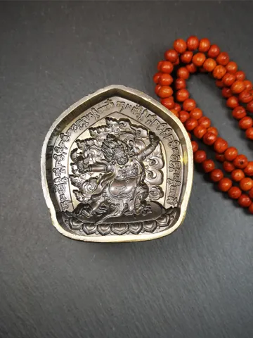 Gandhanra Tibetan Buddha Statue Tsa Tsa Mold, Vajrapani Tsha Tsha Mould For Making Clay Statue,2.95" × 2.6" $59.99