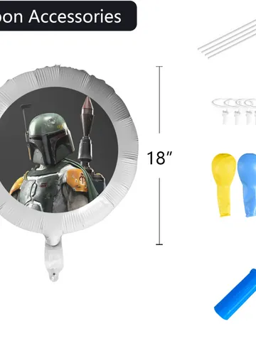 Boba Fett Foil Balloon $24.00