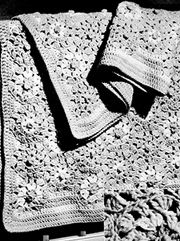 Crochet Pattern Vintage Afghan Sugar n Spice Digital Download PDF $1.50