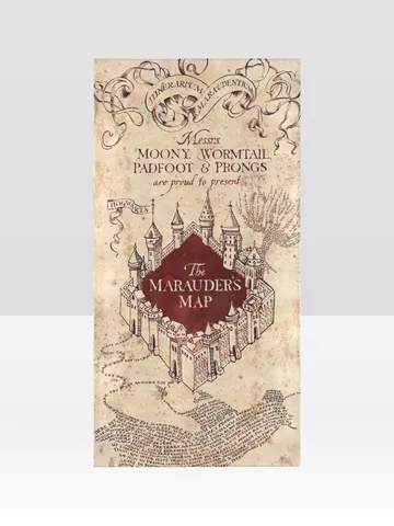 Marauders Map Harry Potter Beach Towel $45.00