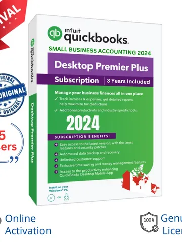 QuickBooks Desktop Pro 2024 | Canada Version | Lifetime License