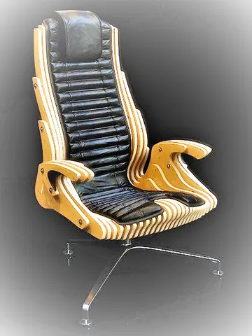 Digital Template Cnc Router Files Cnc Office Chair Files for Wood Laser Cut Pattern $6.50