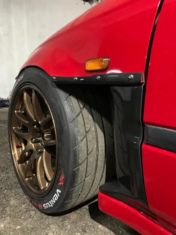 Fenders Cuts Out ABS size Large for Honda Civic Ek Ej 96 - 00 Type-R $230.00