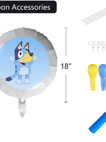 Muffin Bluey Foil Balloon $24.00