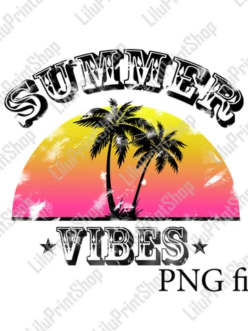 Retro Summer vibes PNG Distressed Palm tree Beach PNG Shabby clipart Old Tropical png ocean Sunset design sublimation. Instant download $3.49