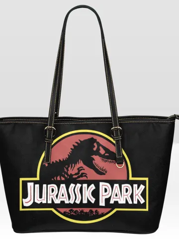 Jurassic Park Leather Tote Bag $60.00