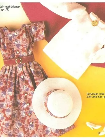 Vintage Barbie Sewing Pattern Wardrobe Clothes for Dolls 11-1/2" Digital Download PDF $1.90