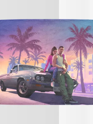 Grand Theft Auto 6 Blanket Lightweight Soft Microfiber Fleece $54.00