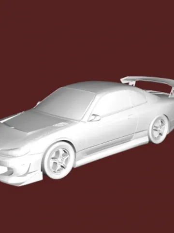 Beauty 1 3d Model Car STL 3D Printing Top Secret Nissan Silvia D1GP $9.50
