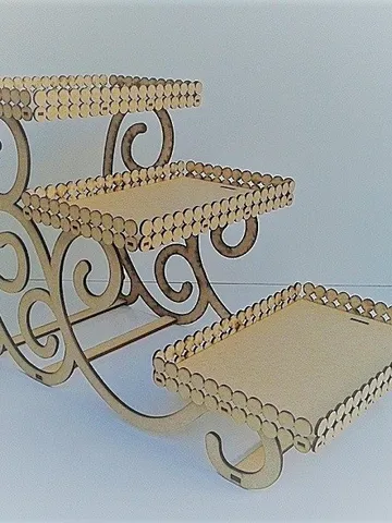 Digital Template Cnc Router Files Cnc Candy Stand Files for Wood Laser Cut Pattern $7.50